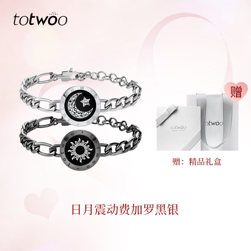 Totwoo Smart Couple Bracelet — Touch & Vibration Long Distance Love Bracelet