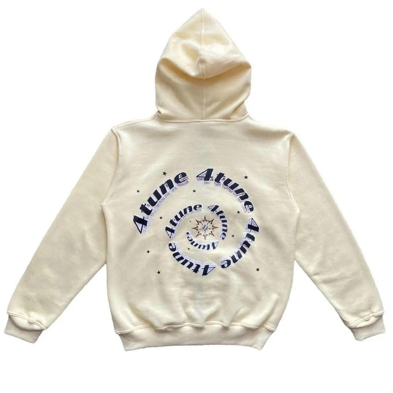 Star Print Zip-Up Hoodie — 3D Sports Graphic Fleece Jacket