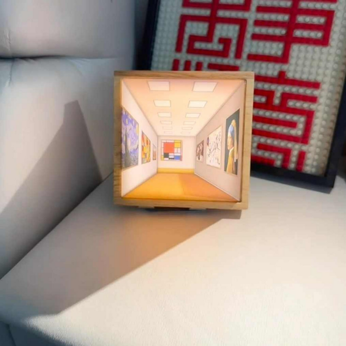 3D Illusion Night Light — Gallery Picture LED Lamp with Sunshine Effect