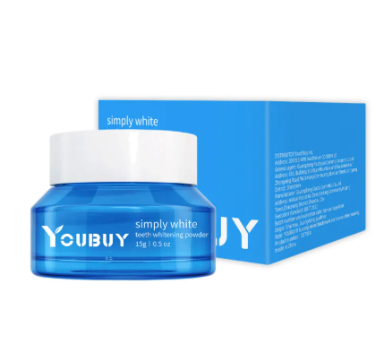 Teeth Whitening Brightening Powder — Natural Stain Remover for a Whiter Smile