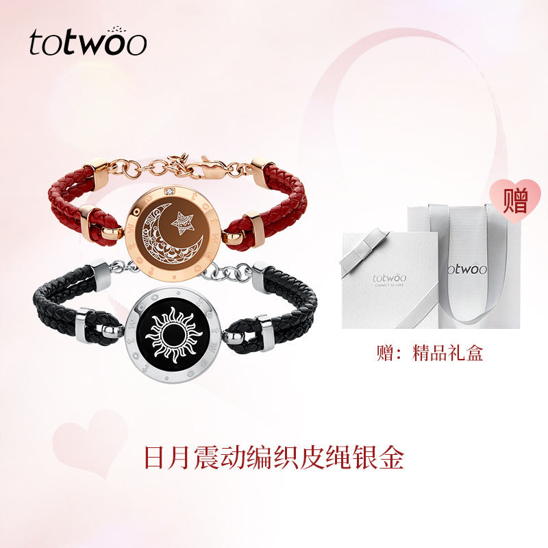 Totwoo Smart Couple Bracelet — Touch & Vibration Long Distance Love Bracelet