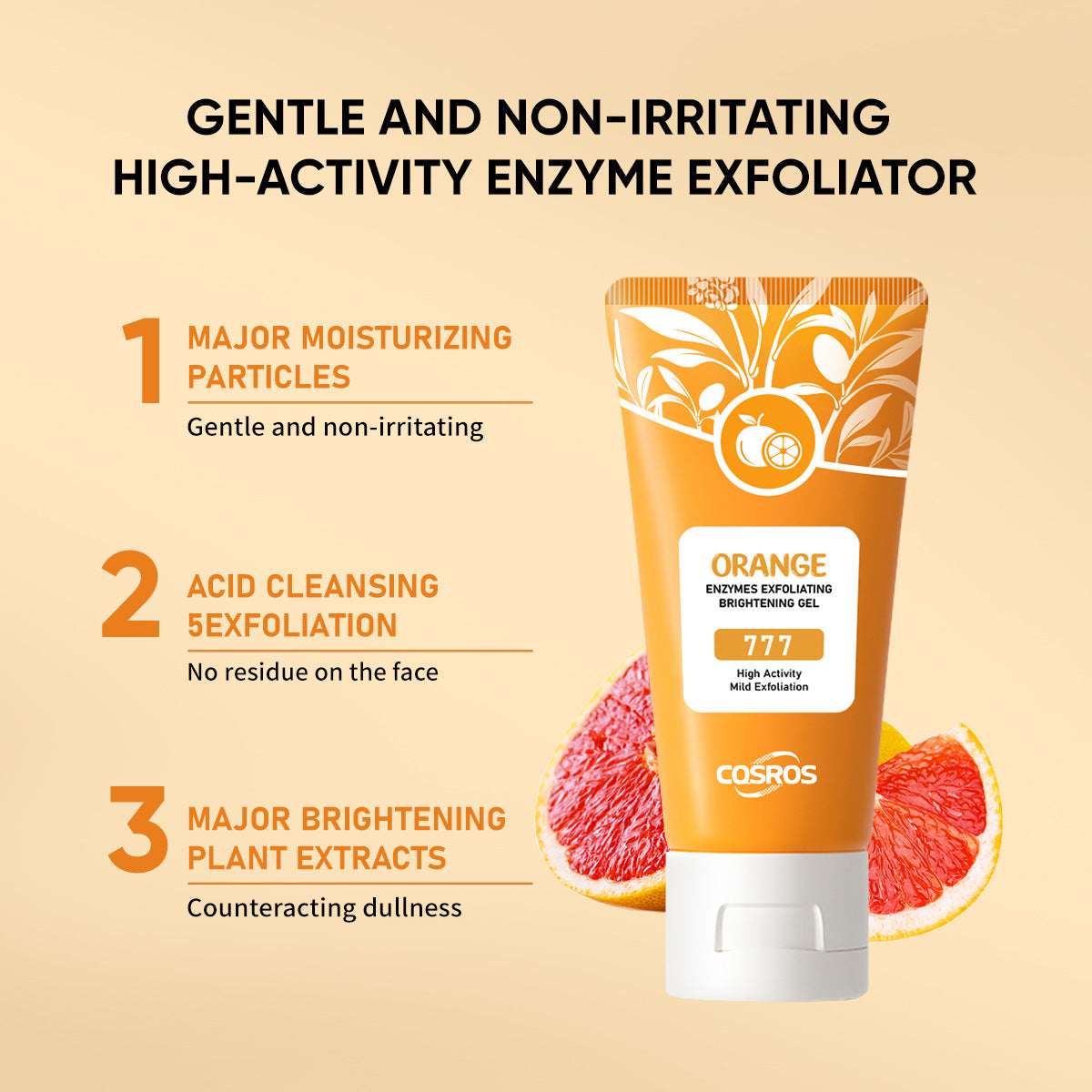 Orange Exfoliating Whitening Gel — Brightening & Radiance Skin Care Gel 50g